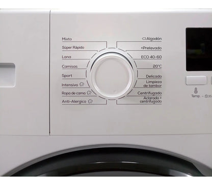 Lavarropas Daewoo Carga Frontal Inverter 6kg - Blanco