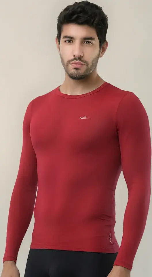 Camiseta Remera Térmica Hombre Deporte Elite - Rojo 3xl