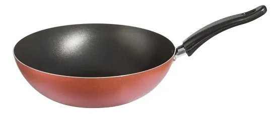 Wook Merlot 28 Cm Cheff-flon - Negro Y Rojo