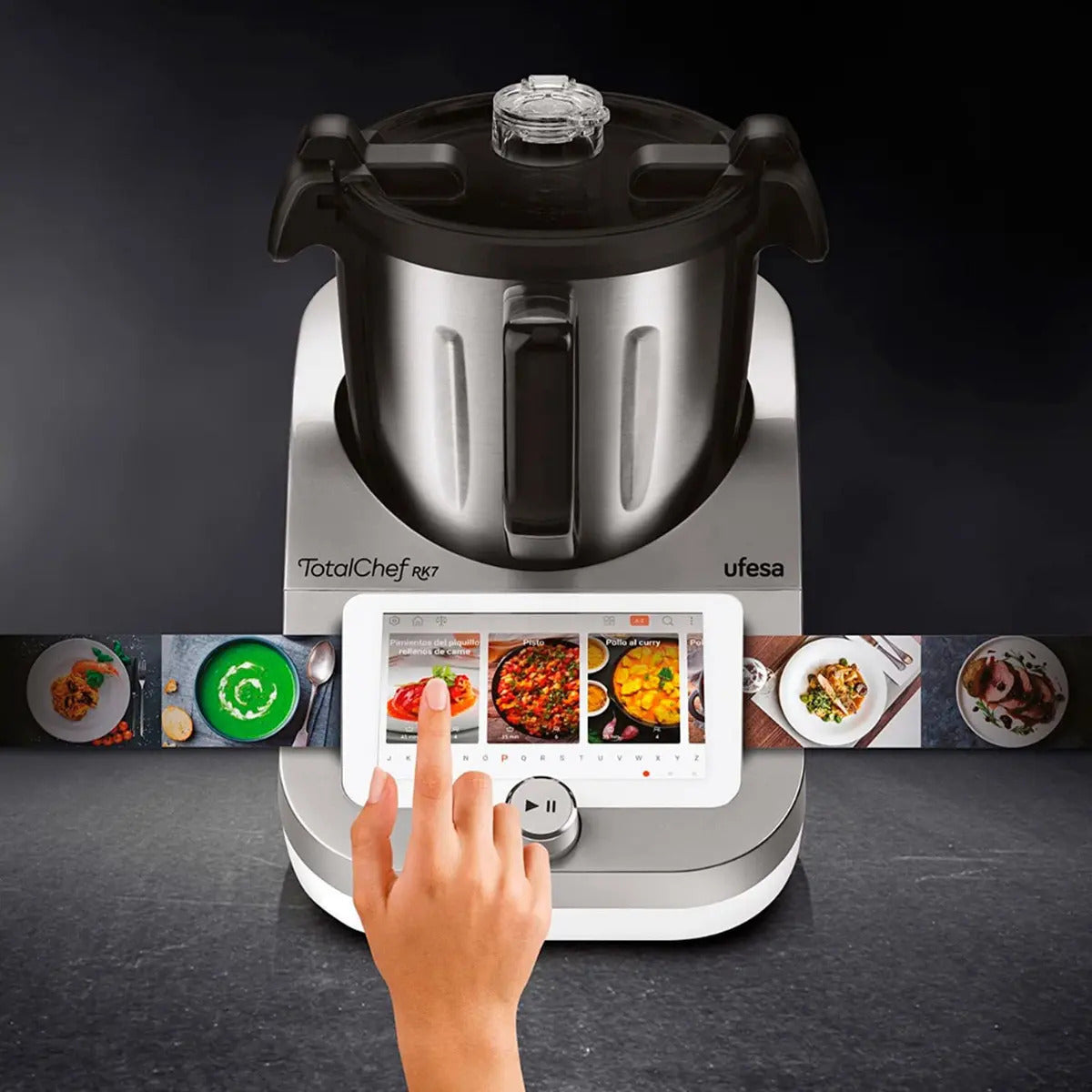 Robot Cocina Multifunción Ufesa Total Chef Rk7 - Gris