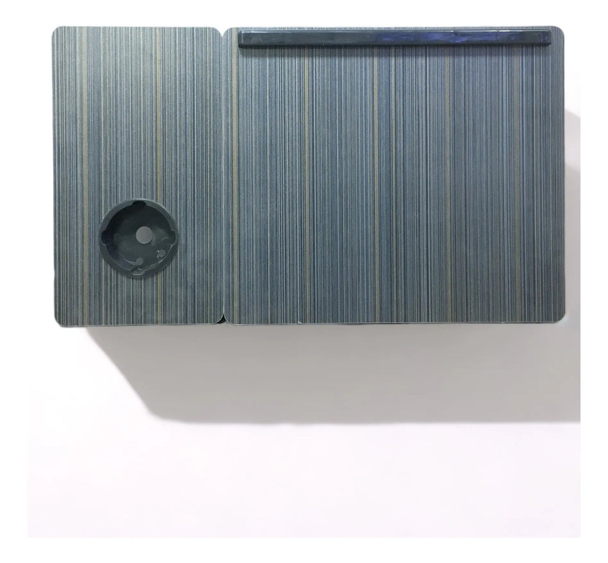Escritorio Portátil Plegable Y Ajustable C/apoya Vaso Oscuro