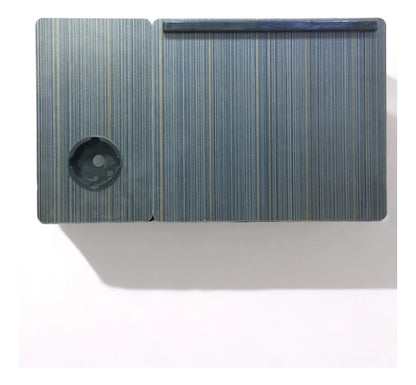 Escritorio Portátil Plegable Y Ajustable C/apoya Vaso Oscuro