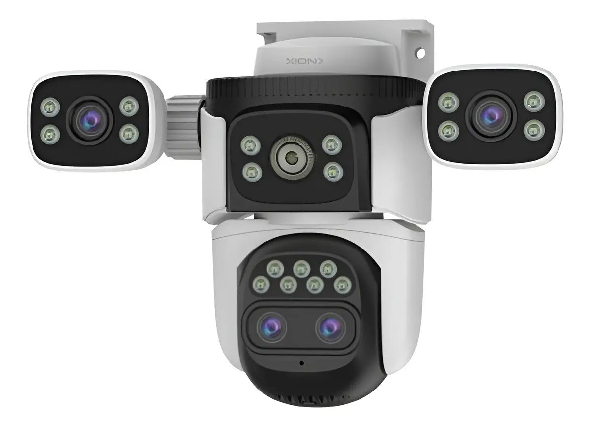 Cámara De Seguridad Smart Xion 4 Lentes Xi-cctv400 Blanco