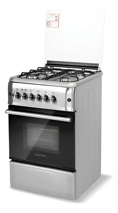 Cocina A Gas Smartlife 50x55cm Inox Sl-ks5055g - Plateado