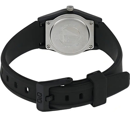 Reloj Q&q Silicona Dama 24mm Vp35j001y - Negro
