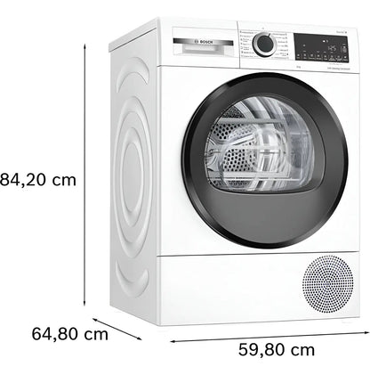 Secarropas Bomba De Calor Bosch Wqg245d0es 9 Kg - Blanco