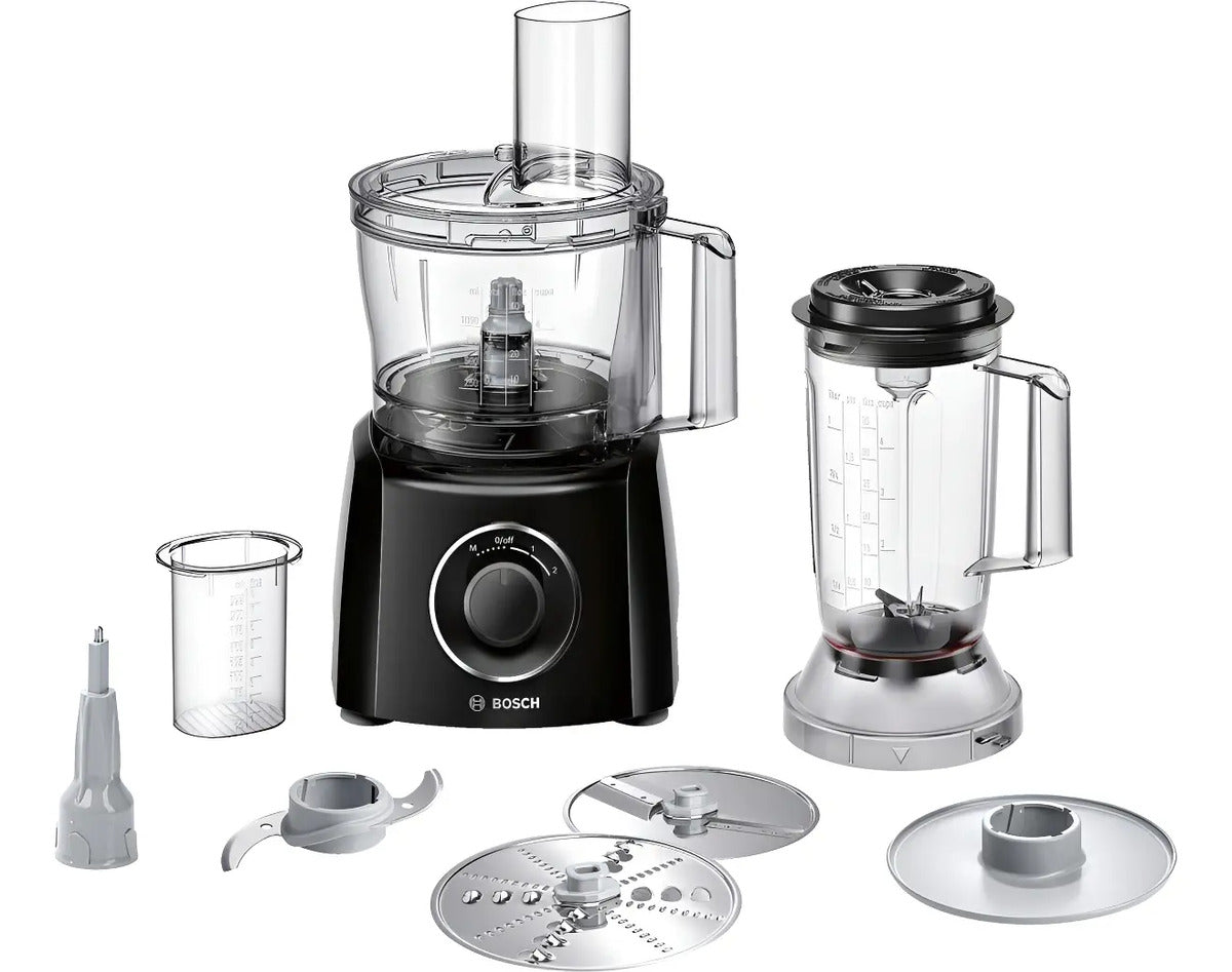 Procesador De Alimentos Multitalent Bosch Mcm3201b Negro