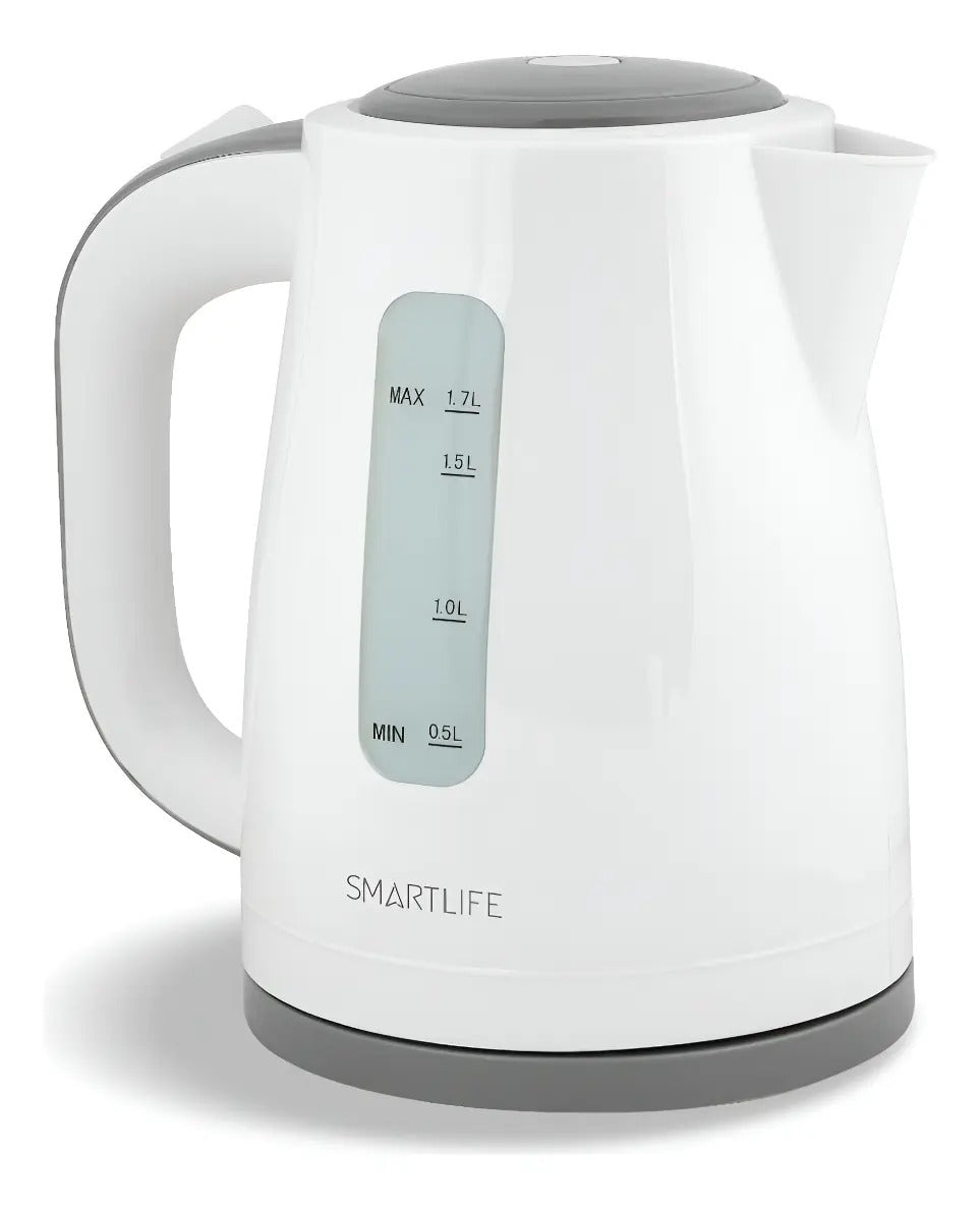 Jarra Eléctrica Smartlife 1,7 Lt 2.200 W Sl-ce1702 - Blanco/gris