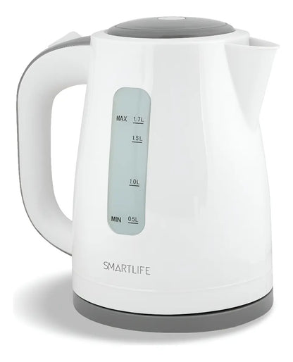 Jarra Eléctrica Smartlife 1,7 Lt 2.200 W Sl-ce1702 - Blanco/gris