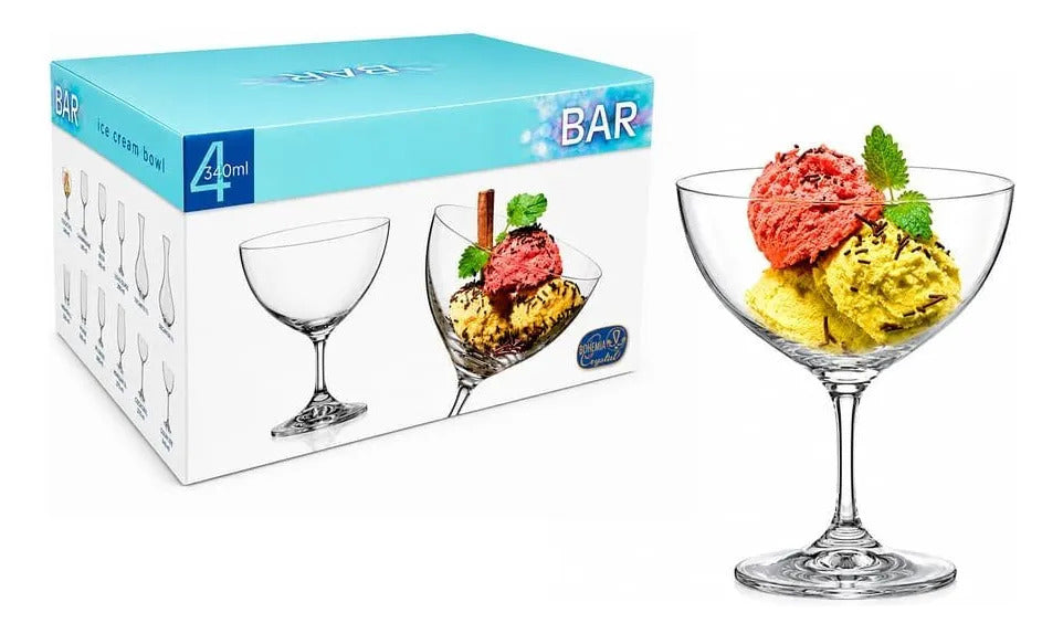 Copa Helado 340 Ml X4 Bohemia
