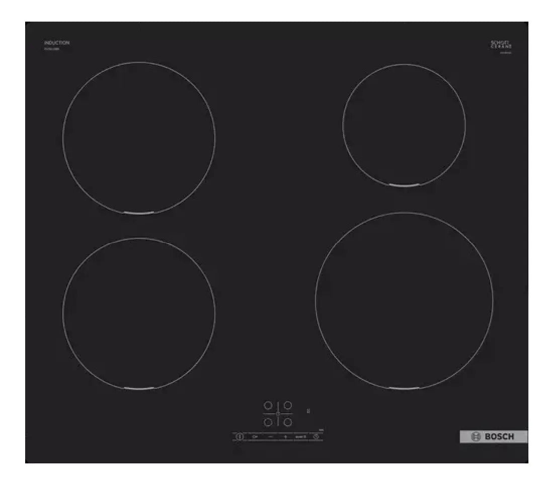 Anafe Bosch De Inducción 60cm 4 Zonas Touch Select - Negro