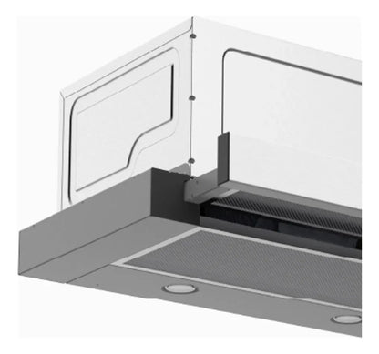 Campana Telescópica 60cm Smartlife 102w Sl-ch60tl Gris