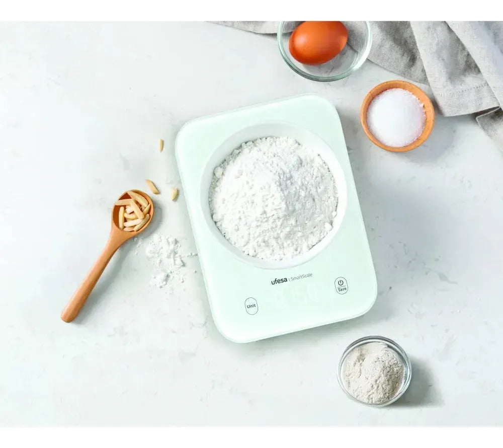 Balanza De Cocina Ufesa 5 Kg Smartscale - Blanco 5 Kg
