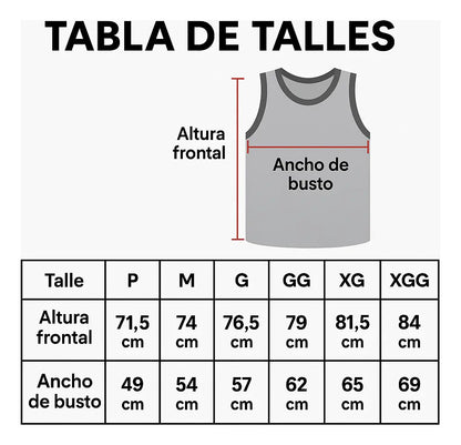 Musculosa Basquetbol Profesional Blanco Penalty - Blanco S