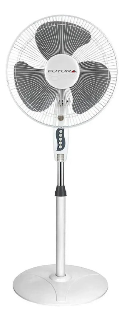Ventilador De Pie 40 Cm Futura Fut-1613r - 40 Cm 50 Blanco Gris Plástico