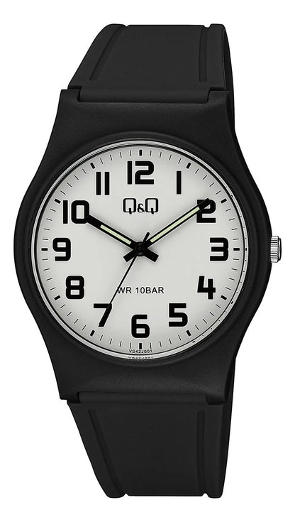 Reloj Q&q Silicona Hombre 40mm Vs42j001y - Negro