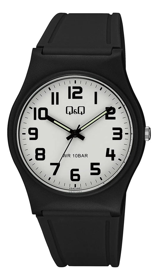 Reloj Q&q Silicona Hombre 40mm Vs42j001y - Negro
