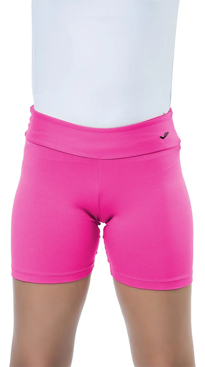 Calza Corta Niña Deportiva Lisa Suplex Elite - Rosa 12