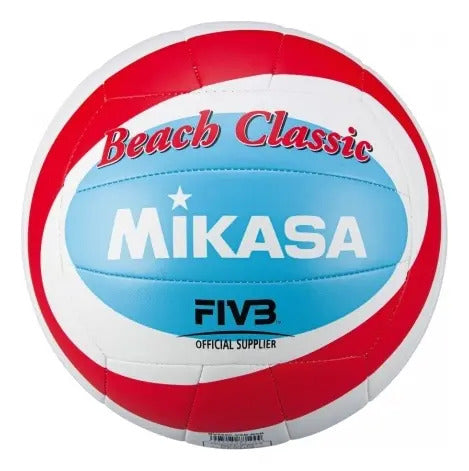 Pelota Beach Voley Classic Volleyball Fivb Mikasa Celeste/rojo