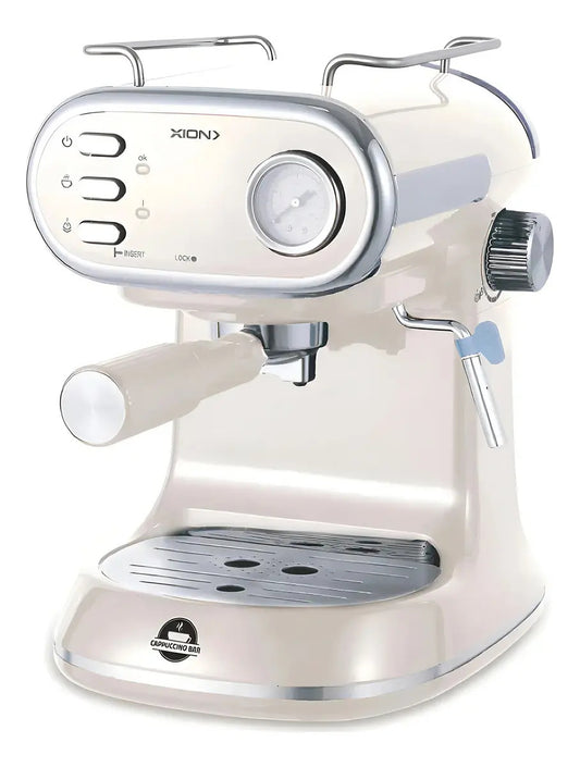 Cafetera Expreso Capuccino Retro 1,5l Xion Xi-cm71 Beige