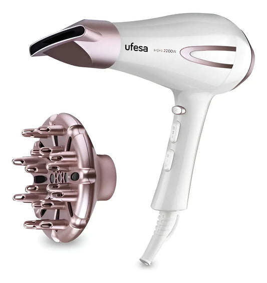 Secador De Pelo Ufesa Profesional 2200w Sc8400 - Blanco