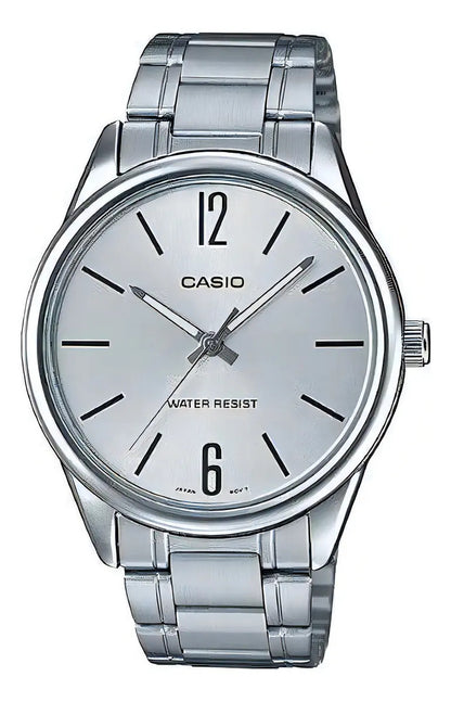 Reloj Casio Metal Dama 28mm Ltp-v005d-7b - Plateado