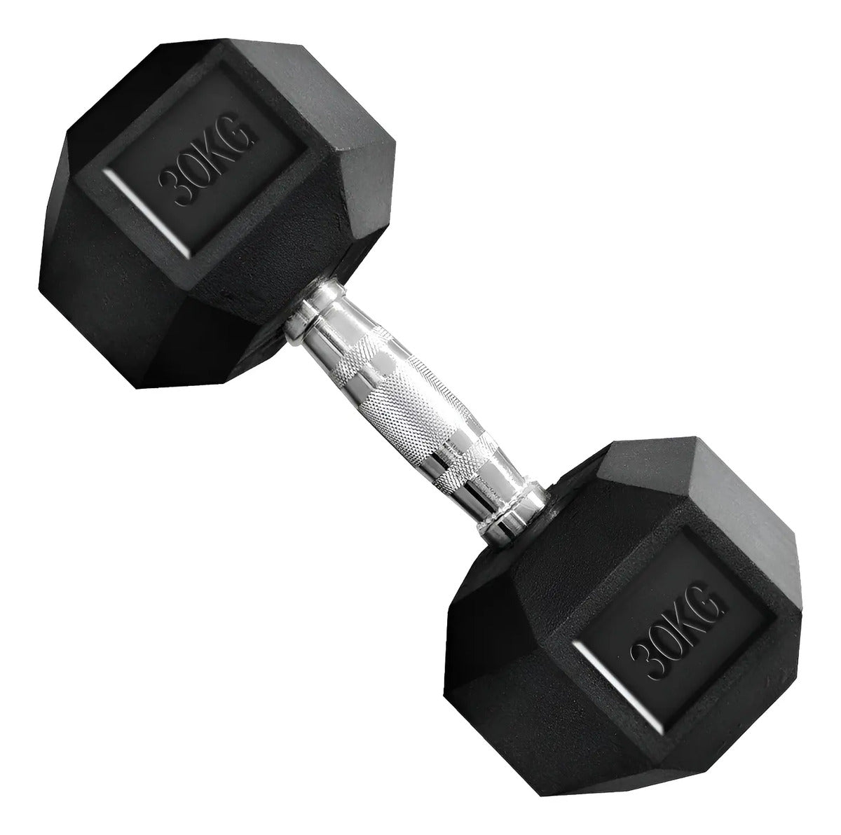 Mancuerna Hexagonal Hierro Recubierto 30kg Rhino Negro