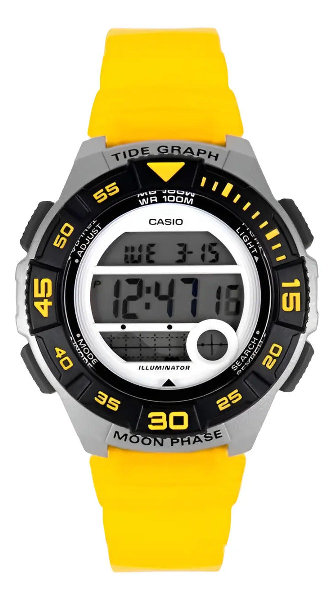 Reloj Casio Digital Lws-1100h-9avcf - Amarillo Negro Gris