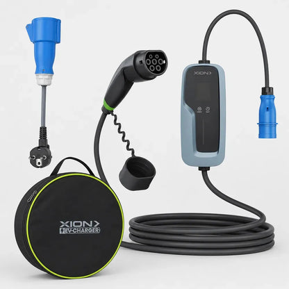 Cargador De Auto Eléctrico Portátil Xion Xi-ev7port Negro