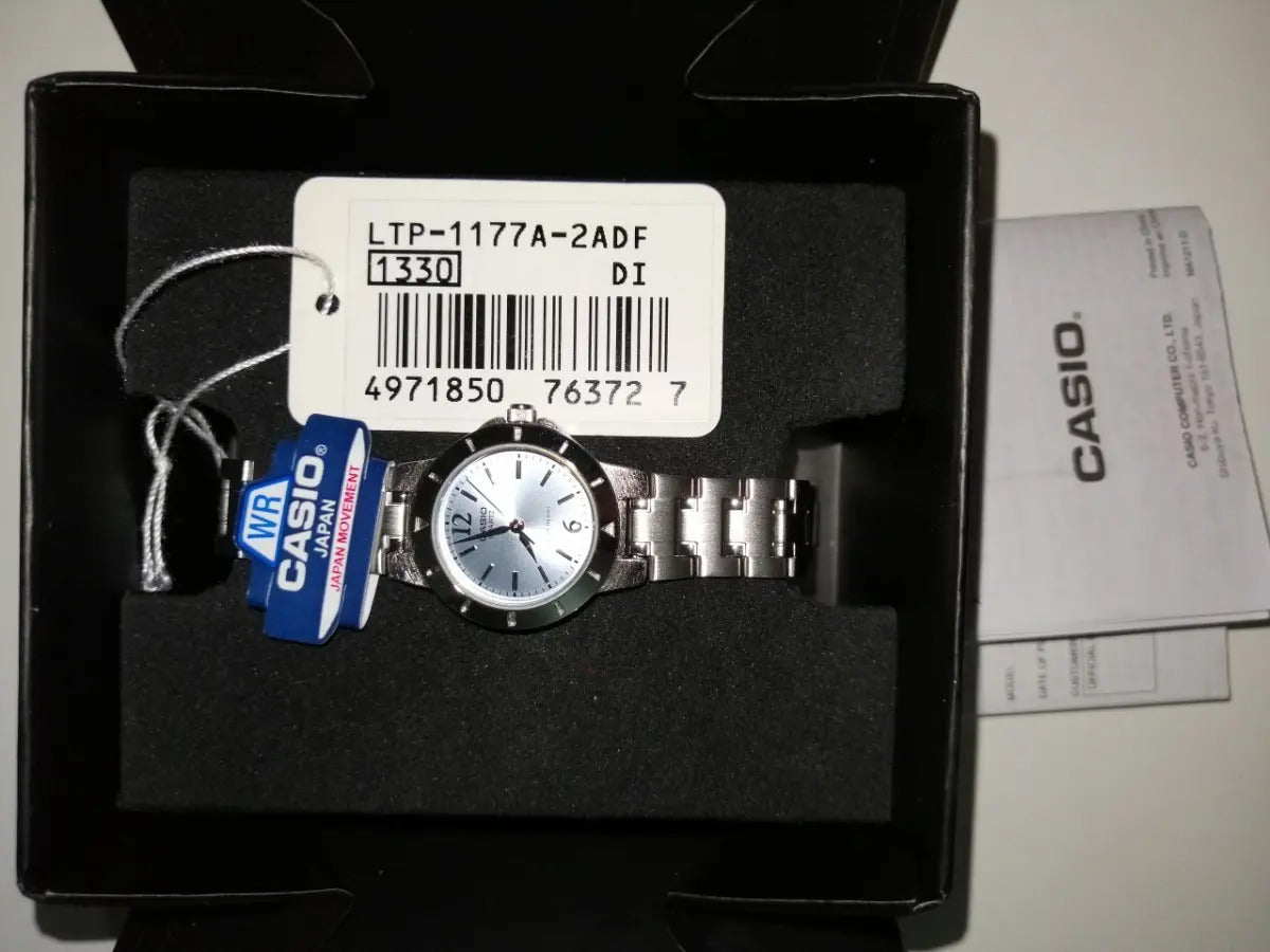 Reloj Casio Metal Dama Ltp-1177a-2a - Plateado