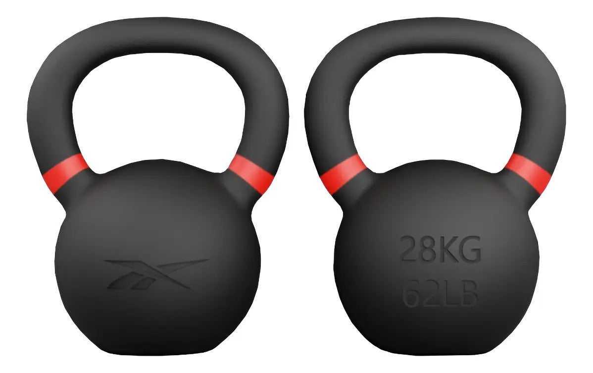 Pesa Rusa De Hierro Fundido 28kg Reebok - Negro