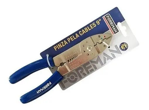 Pinza Pela Cable Foreman 9''