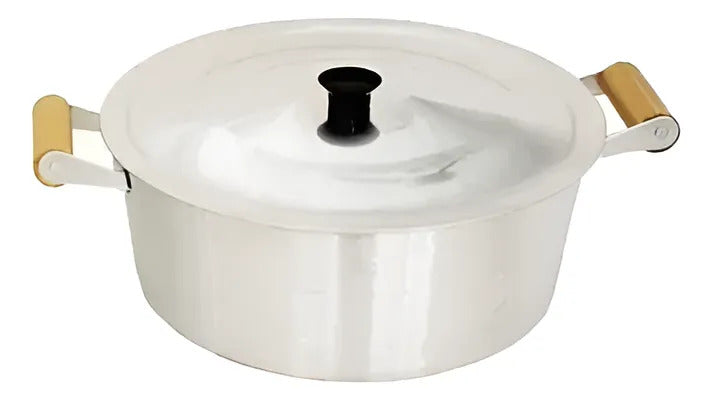 Cacerola Rebatida Aluminio 28 Cm 6 L Arary