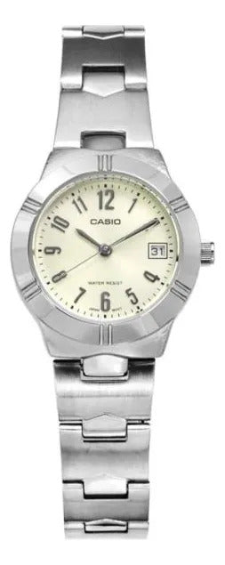 Reloj Casio Metal Dama 25mm Ltp-1241d7a2 - Plateado