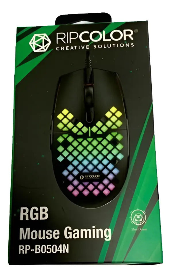 Mouse De Juego Gamer Ripcolor - Negro