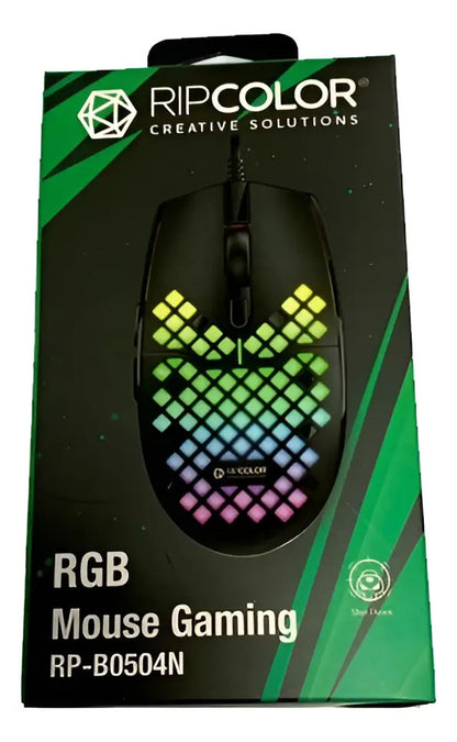 Mouse De Juego Gamer Ripcolor - Negro