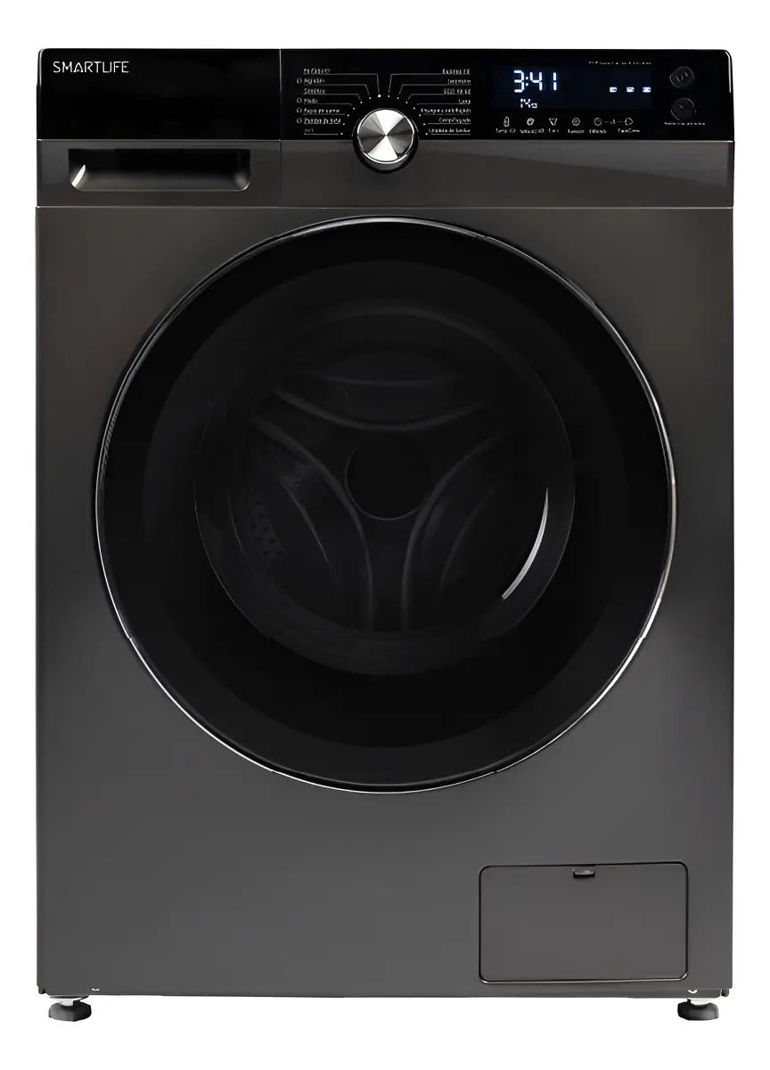 Lavarropas Smartlife Frontal 12 Kg Inverter Wmfl12inds Qofer Dark Inox