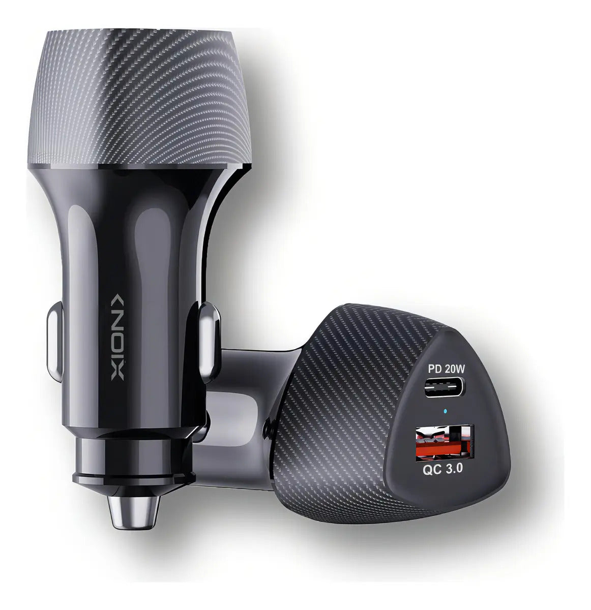 Cargador Para Auto Carga Rápida Usb Y Tipo C 20w Xion Único