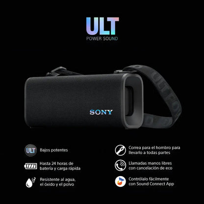 Parlante Portátil Inalámbrico Sony Ult Field 3 Srs-ult30 Qof Negro