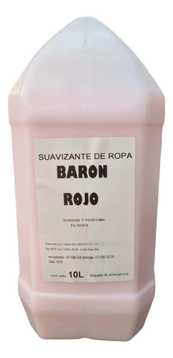 Suavizante De Ropa Barón Rojo 10 Litros