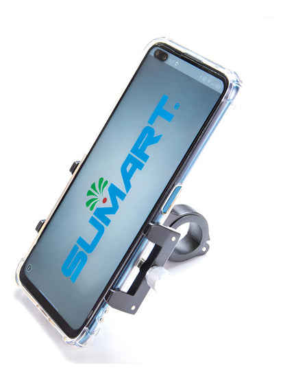 Soporte Porta Celular Bicicleta Y Moto Aluminio - Negro