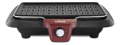 Parrilla Eléctrica Grill Ufesa Copacabana Bb7650 - Negro Y Bordo