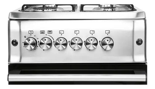 Cocina A Gas Smartlife 50x55cm Inox Sl-ks5055g - Plateado