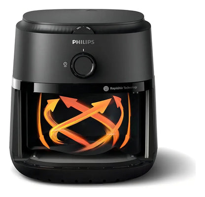 Freidora Sin Aceite Philips 4,2 L 12 Prog Na120/00 Negro