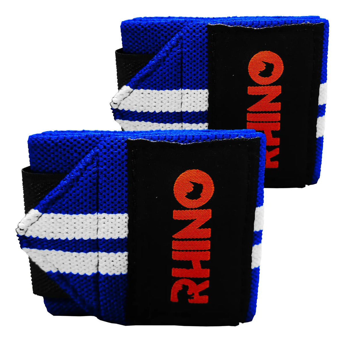 Muñequeras Par Straps Xfit Con Pesas Rhino - Azul