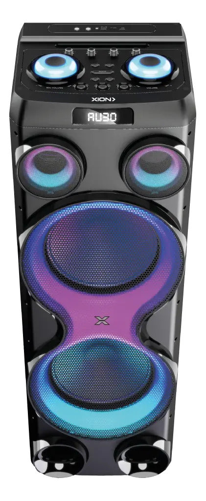 Sistema De Audio Xion 28000w Pmpo Recargable Xi-xt980 Negro