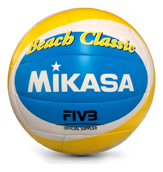 Pelota Beach Voley Classic Volleyball Fivb Mikasa Blanco/amarillo/azul