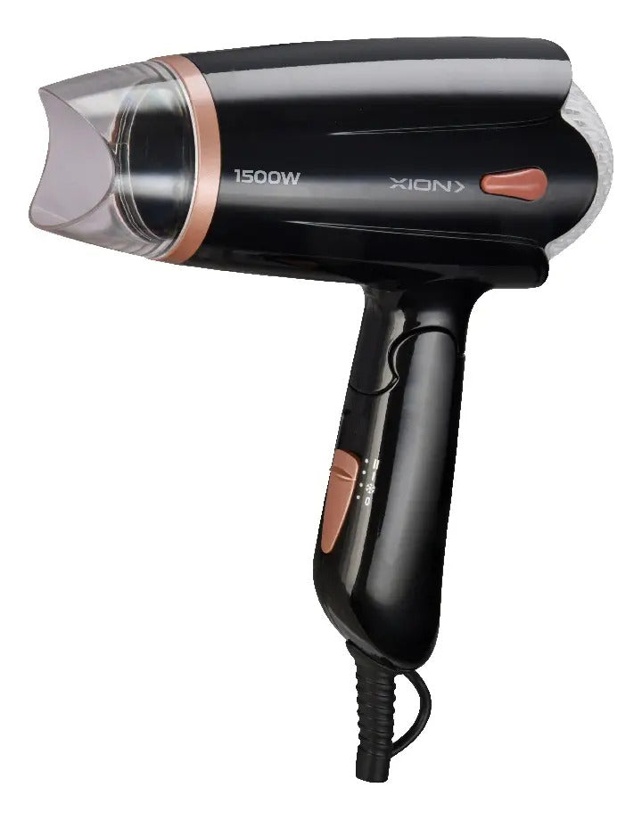 Secador De Pelo Plegable Xion Xi-se1550 - Negro