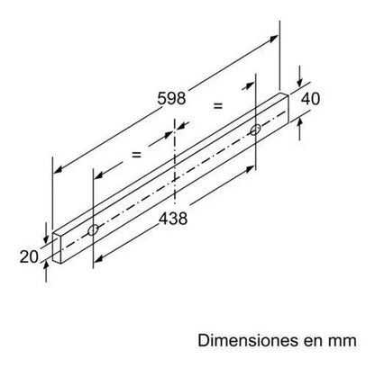 Campana Extractora Telescópica Bosch 60 Cm Dft63ac50 - Plata