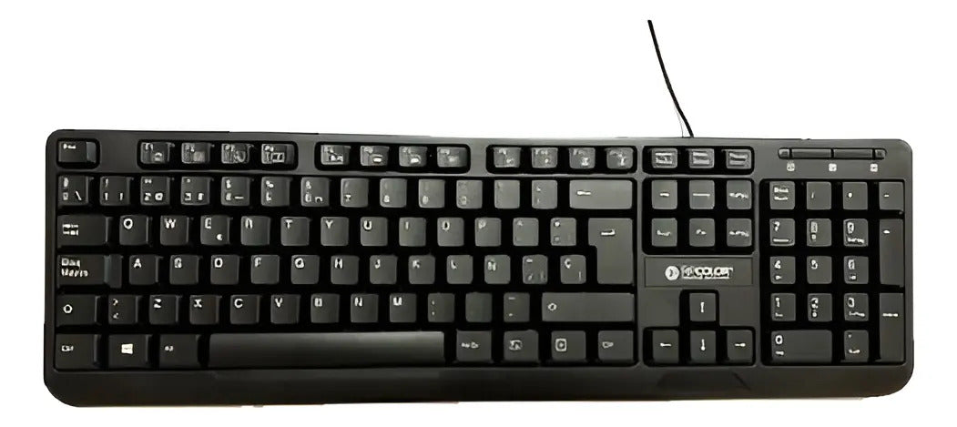 Teclado Usb Ripcolor C0205u - Negro No Aplica